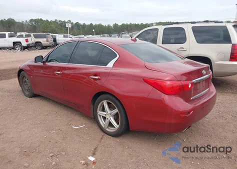 2014 Infiniti Q50 from USA, damaged, VIN JN1BV7AP4EM673343